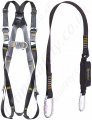 Ridgegear "RGHK1" Basic Fall Arrest Kit with 2 Point Harness, 1.4 or 1.8m Energy Absorbing Lanyard with Karabiners