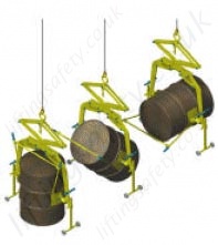 Drum Turning Grabs - Hook Suspended, Camlok DBT Series in use