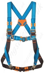 Tractel VertyTrac HT43 A (Automatic Buckles) Fall Arrest Harness with Front and Rear 'D' Rings and 2 x Chest 'D' Ring S,M,XL