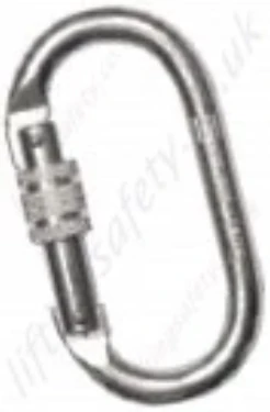 Yale Double Action Steel "Twist lock" Corrosion Resistant Karabiner - 18mm Opening