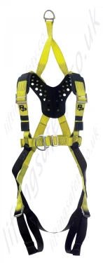 P+P "FRS Quick Fit Rescue Bolero" Premium Fall Arrest Fitted With a Perforated YOKE Harness With Front and Rear 'D' Rings. Additional EN1497 Overhead Anchorage For rescue Only