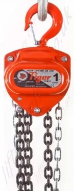 Tiger "TCB11" Manual Chain Hoist, Top Hook Suspended - Range from 500kg to 30 tonnes