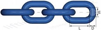 Gunnebo Grabiq KLA Grade 10 Chain Dimensions