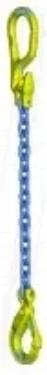 Gunnebo GrabiQ "MG1-GBK" Single Leg Chain Slings with "Master Grab MG and GBK Safety Hook. Range 1.5t to 10t