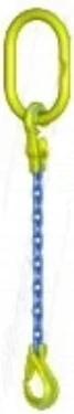 Gunnebo "GrabiQ TG1-EGKN" Single Leg Chain Slings with "Master Link TG and GBK Safety Hook. Range 1.5t to 16t