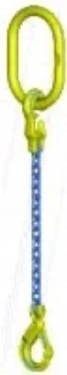 Gunnebo "GrabiQ TG1-GBK" Single Leg Chain Slings with Master Link (top link) "MF and GBK Safety Hook" Range from 1.5 to 16t