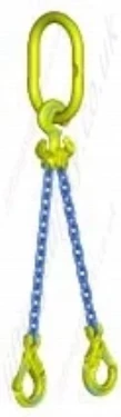 Gunnebo GrabiQ "TG2-GBK" Twin Leg Chain Sling "Master Link MF and GBK Sling Hook" Range from 1.5t to 22.4t