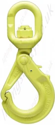 Gunnebo "GrabiQ LKBK" Swivel Safety Hook Chain Lifting Hook, Range from 2500kg to 10,000kg