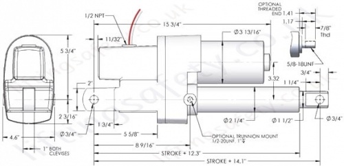 SPA 1500 Lb Series Dimensional Diagram