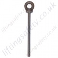 Metric Thread Long Collared Eye bolts to BS529 -  Range from 250kg to 4000kg