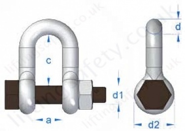 Shackle 835 Dimensions