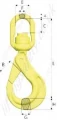 Grabiq Bklk Swivel Safety Hook Dimensions