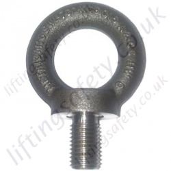 Metric Thread Collared Eye Bolt Generally to DIN580 - Range from 95kg to 16,000kg