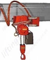 Hadef APP Pneumatic Hoist With Pneumatic Travel Trolley Range 500kg to 30,000kg