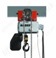 Hadef Professional 62/05H Electric Chain Hoist - with Hand Geared Trolley, Range 125kg to 2,000kg
