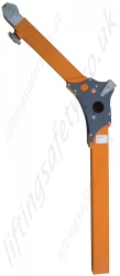 Abtech Large Upper Davit Section - 495mm to 737mm Reach - 1473mm to 1702mm Height