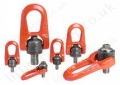 Codipro "DSR" Double Swivel Lifting Point - Metric or Imperial Threads - Capacities from 50kg up to 6300kg