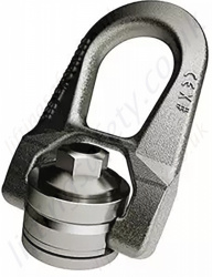 Codipro "SS.FE.DSR" Stainless Steel Double Swivel Lifting Point, Metric or Imperial Threads. Capacities from 300kg upto 2200kg