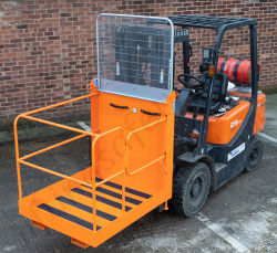 Fork Truck Mounted Man-riding Access Basket for 2 persons