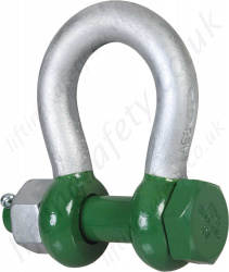 Green Pin G-5163 Polar Bolt Type Bow Shackle, Range from 2 tonne to 85 tonne