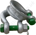 Green Pin 12.5t P-6033 Wide Body Bow Shackles