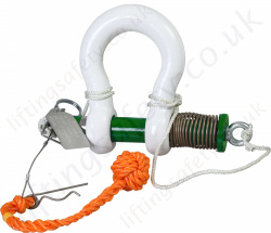 Green Pin P-5367 Spring Release ROV Shackles, Range from 12 tonne to 150 tonne
