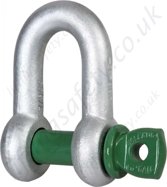Green Pin G-4151 Standard Screw Pin Dee Shackle