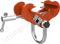 Hackett beam clamp with shackle suspension point. Can be used to an angle of 45 to the vertical (decreased WLL). Range 2000kg to 15,000kg
