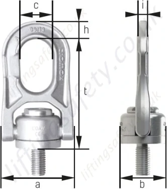 CDAW 500kg to 1.5t Dimensions