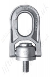 Cromox CDAW Stainless Steel, Grade 6/60, Swivel Lifting Points, WLL 1.0 tonnes to 1.55 tonnes