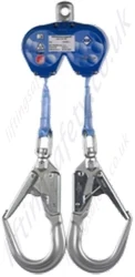 LiftingSafety Double Fall Arrest Inertia Reel Personal Fall Limiter (PFL) - 2 metre