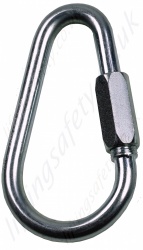 LiftingSafety Galvanised Pear Shaped Link, Opening 21mm
