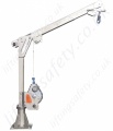 LiftingSafety Stainless Steel Man Riding / Rescue Davit and Accessories, Height: 2276mm x Reach: 1036mm, EN795 Class B