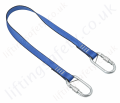 LiftingSafety Restraint Lanyard with 2 x Screwgate Karabiners - 5 Choices in Length from 1m to 2m