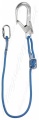 LiftingSafety Kernmantle Rope Adjustable Restraint Lanyard with Scaffold Hook and Karabiner - Length 1.5 or 2m