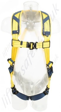 SALA "Delta" Comfort Single Point Harness, Quick Connect Buckles, Size: S to XL