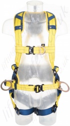 SALA "Delta" Comfort 2 Point Harness with Belt, Quick Connect Buckles, Size: S to XL