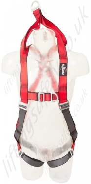 Protecta "Pro" Rescue Harness, Front and Rear Attachment Point and Rescue Lifting Straps, Size: S to XL