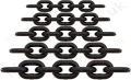 Grade 8 (80) load/cargo restraint chain for use with load binders, size 8mm to 32mm, to BS EN 12195-3. Capacities from 30kN to 245kN