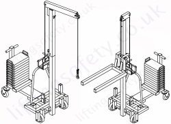 Aluminium "Multilift" Counter Balance Lifting Crane, 250kg Capacity
