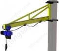 Clamp Mount 'I' Beam Profile, Over-Braced Swing Jib Crane, Range: 80kg to 1000kg