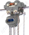 Corrosion Resistant Chain Block With Geared Trolley