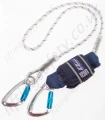 Sala "EZ-Stop" Shock Absorbing Rope Lanyard, Lengths 1.25 to 2m, Single or Twin Leg