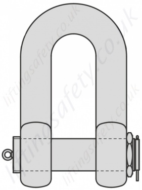 Heavy Duty Lifitng D Shackles Dee Shackle 9.5 tonne to 35 Tonne various sizes 