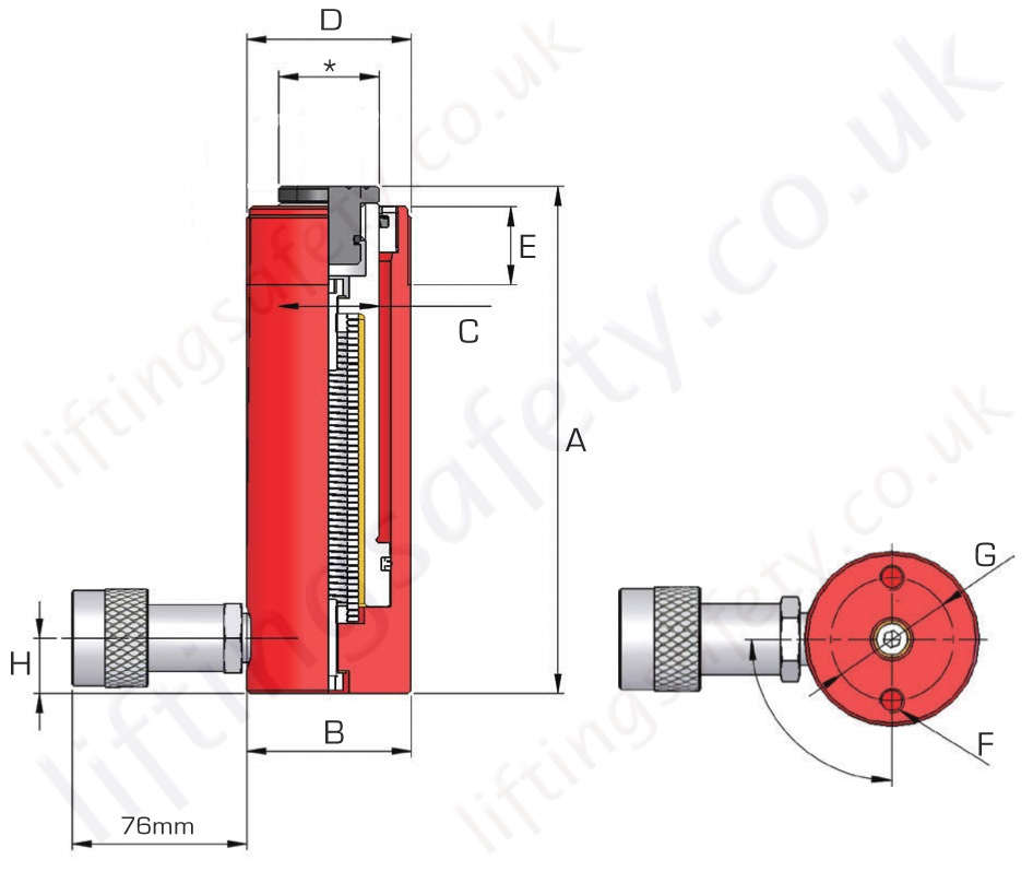 Hydraulic Cylinder Dimensions