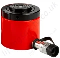 Single Acting Low Height Fail Safe Lock Ring Cylinders, from 50 to 520 tonnes, Stroke Lengths 45 to 51mm