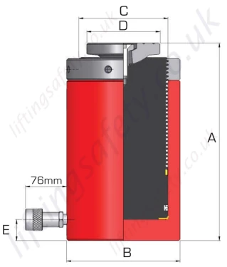 Failsafe Lock Ring Sylinder Dimensions