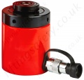 Single Acting Fail Safe Lock Ring Cylinders, from 50 to 1012 tonnes, Stroke Lengths 50 to 152mm
