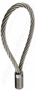 M16-1200kg LiftinGear Metric Thread Steel Wire Loop Precast Concrete Lifting Point 