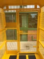 Man Riding Cage Inside